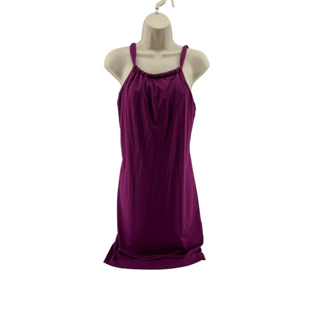 Athleta Kokomo Raspberry Swim Dress Small Womens